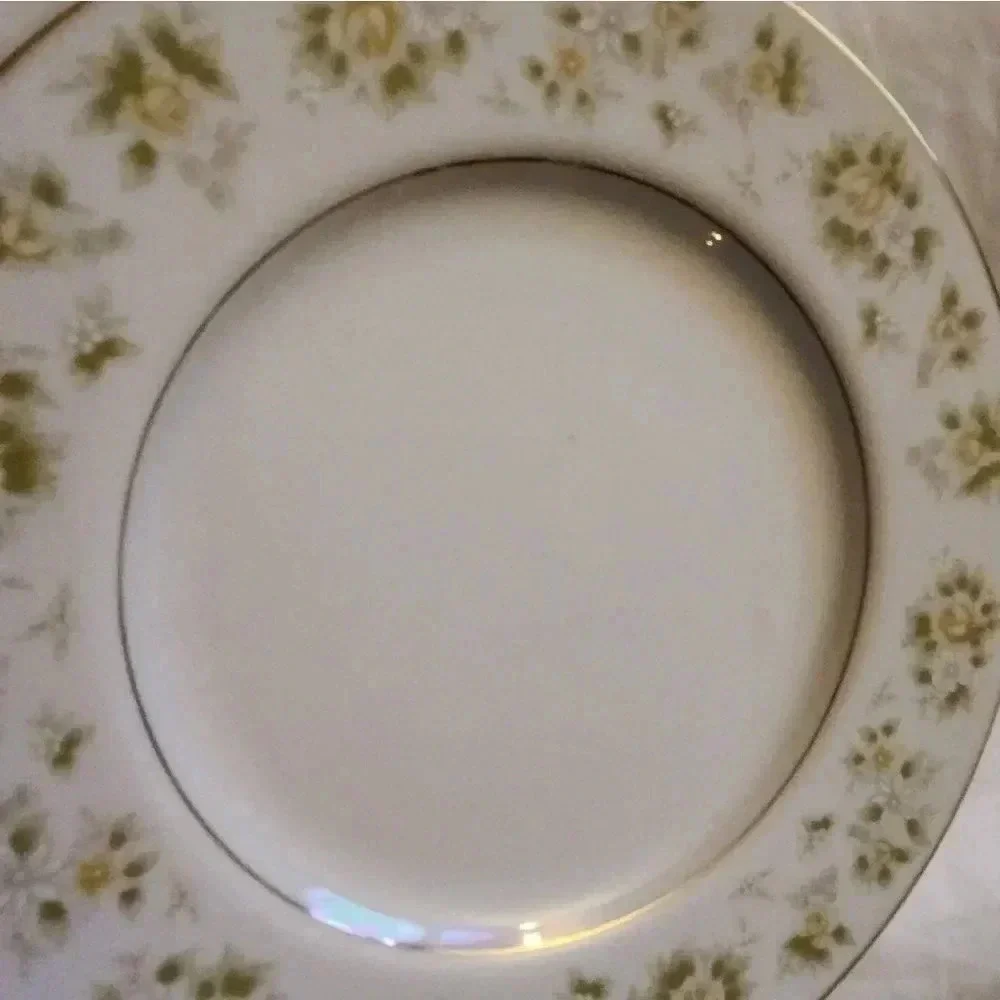 A set of 5 salad/dessert plates‎